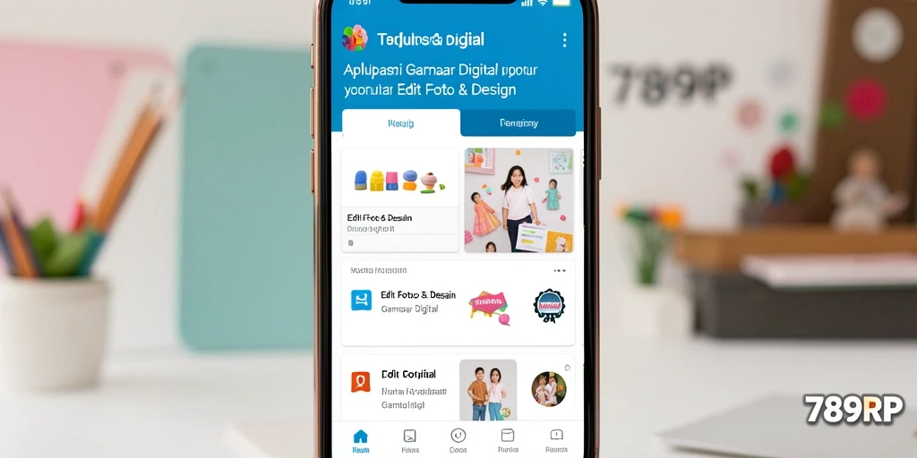 Tampilan antarmuka 789RP yang menarik dan fungsional untuk desain gambar.