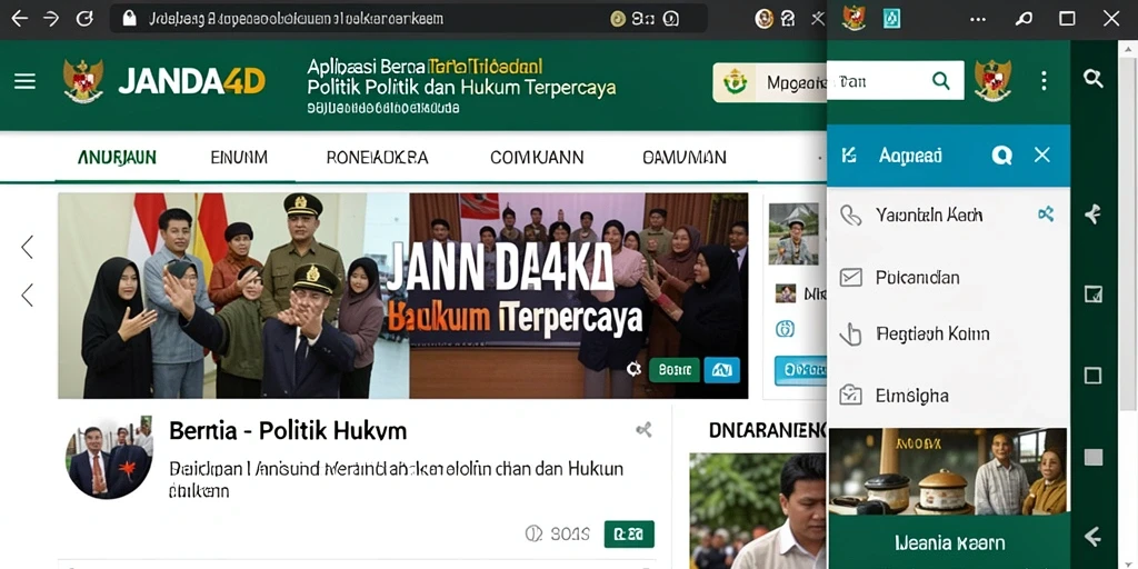 Tampilan antarmuka utama JANDA4D yang informatif dan mudah dinavigasi.