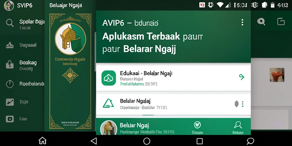 Antarmuka SVIP6 yang mudah digunakan untuk belajar ngaji.