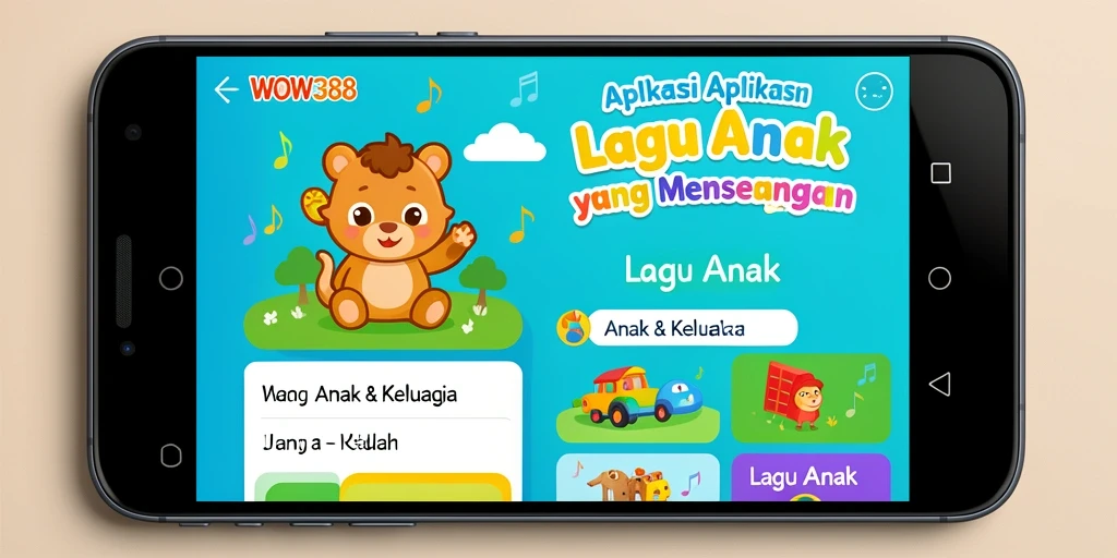 Antarmuka ramah anak WOW388 yang menarik dan intuitif.