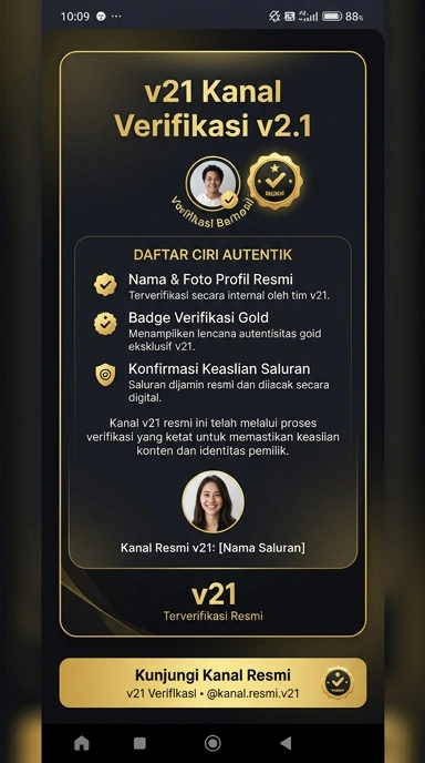 Kanal Resmi v21 untuk Pengguna Android Indonesia